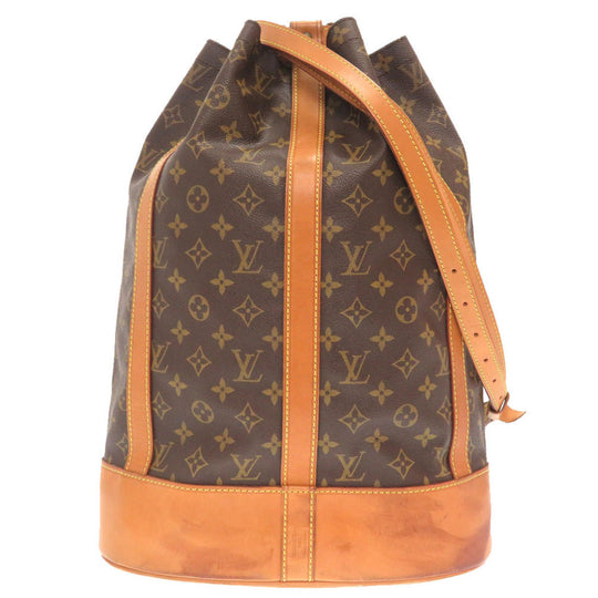 LOUIS VUITTON Shoulder Bag M42244 Monogram canvas Brown Monogram RandonneeGM Women Used Authentic
