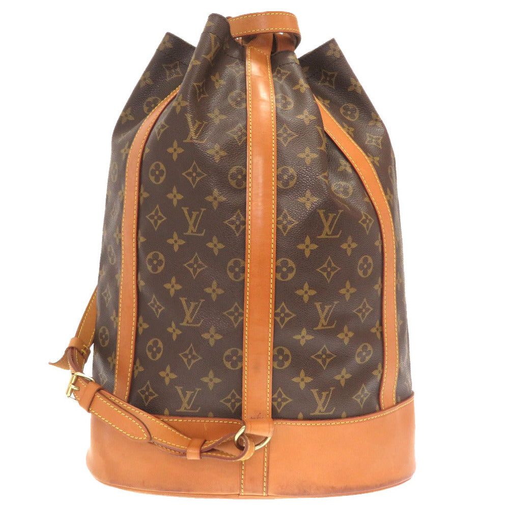 LOUIS VUITTON Shoulder Bag M42244 Monogram canvas Brown Monogram RandonneeGM Women Used Authentic