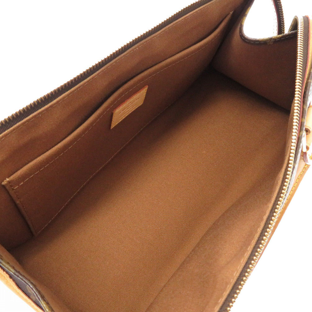 LOUIS VUITTON Handbag M40009 Monogram canvas Brown Monogram Popan cool Women Used Authentic