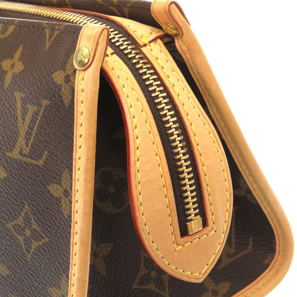 LOUIS VUITTON Handbag M40009 Monogram canvas Brown Monogram Popan cool Women Used Authentic