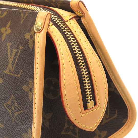 LOUIS VUITTON Handbag M40009 Monogram canvas Brown Monogram Popan cool Women Used Authentic