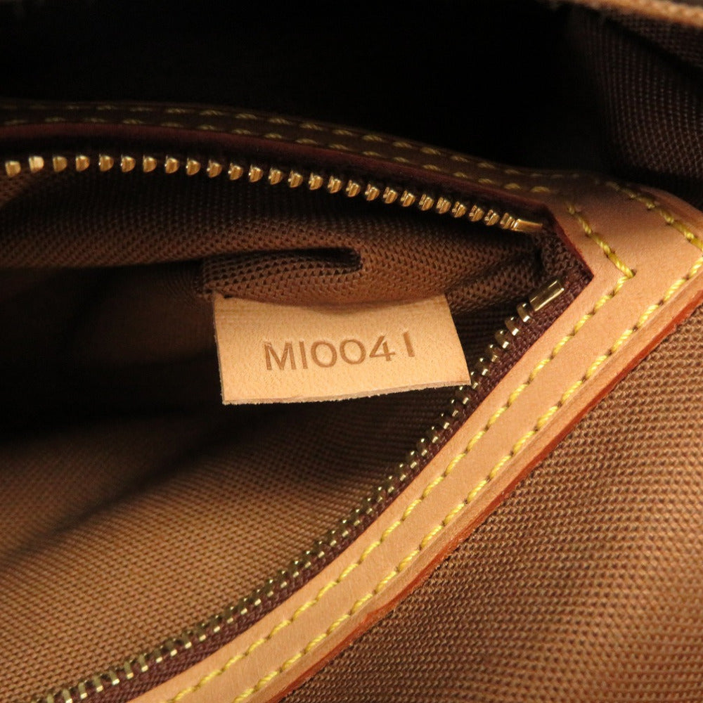 LOUIS VUITTON Handbag M51147 Monogram canvas Brown Monogram Mini Looping Women Used Authentic