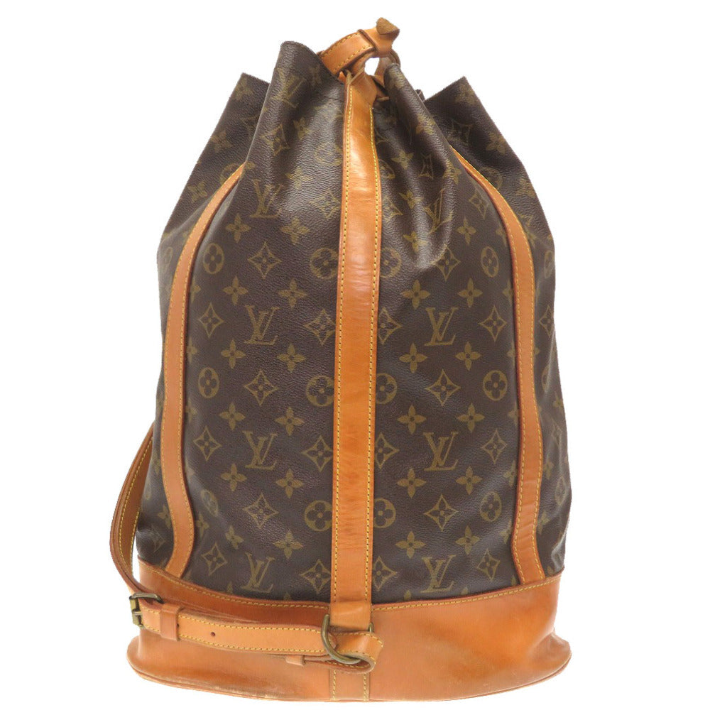 LOUIS VUITTON Shoulder Bag M42244 Monogram canvas Brown Monogram RandonneeGM Women Used Authentic