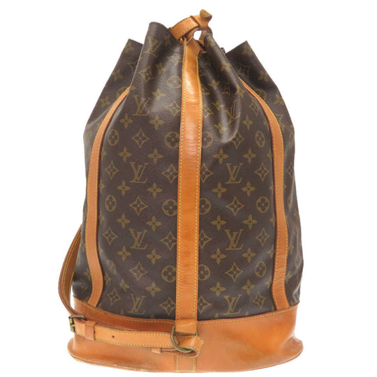LOUIS VUITTON Shoulder Bag M42244 Monogram canvas Brown Monogram RandonneeGM Women Used Authentic