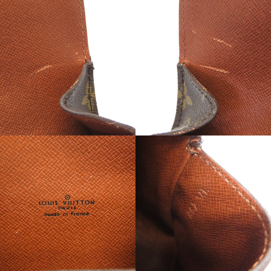 LOUIS VUITTON Shoulder Bag M51245 Monogram canvas Brown Monogram Mini-mini Saint-Cloud Women Used Authentic