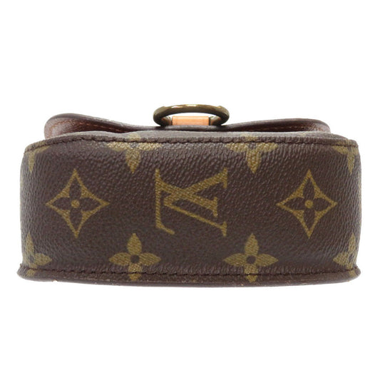 LOUIS VUITTON Shoulder Bag M51245 Monogram canvas Brown Monogram Mini-mini Saint-Cloud Women Used Authentic