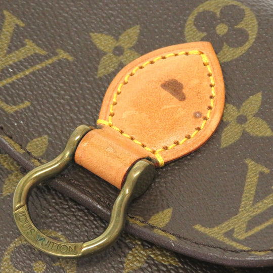 LOUIS VUITTON Shoulder Bag M51245 Monogram canvas Brown Monogram Mini-mini Saint-Cloud Women Used Authentic