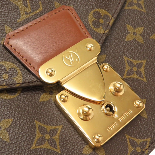 LOUIS VUITTON Handbag M51190 Monogram canvas Brown Monogram Concorde Women Used Authentic