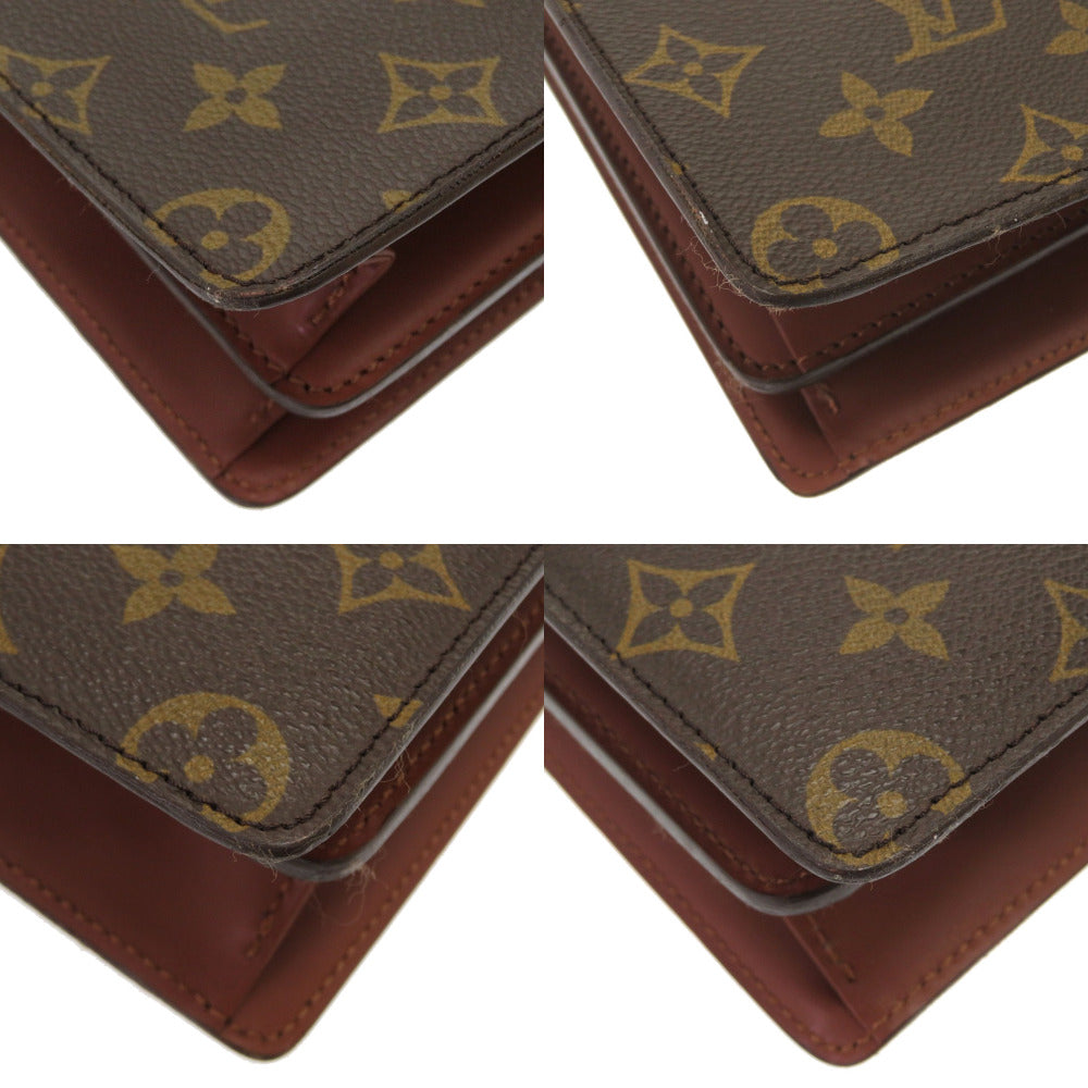 LOUIS VUITTON Handbag M51190 Monogram canvas Brown Monogram Concorde Women Used Authentic