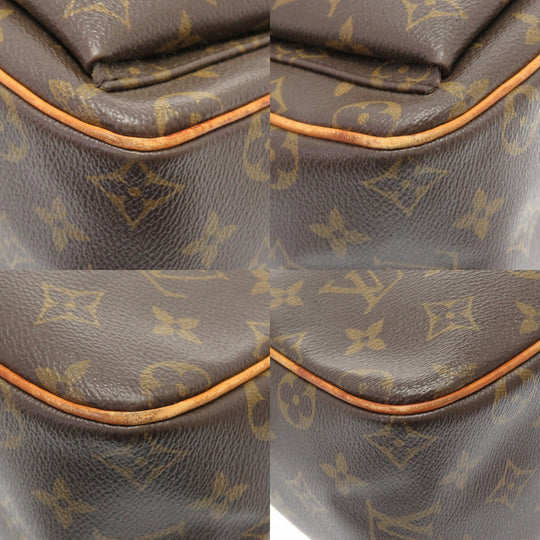 LOUIS VUITTON Shoulder Bag M51163  Monogram canvas Brown Monogram Vivasite GM Women Used Authentic