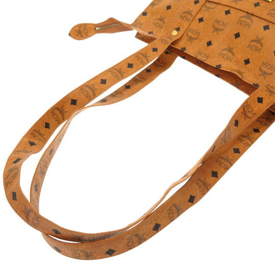 MCM Tote Bag PVC Brown Monogram Pattern Women(Unisex) Used Authentic