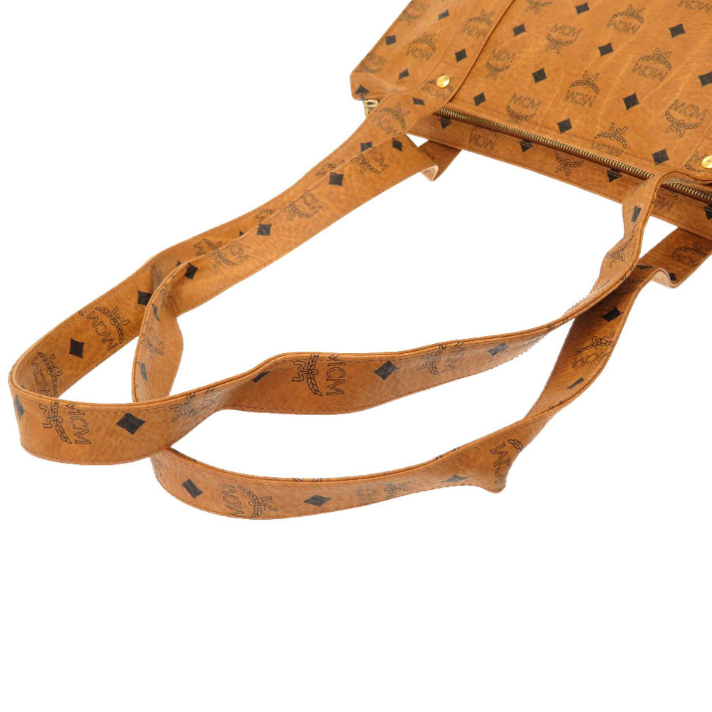 MCM Tote Bag PVC Brown Monogram Pattern Women(Unisex) Used Authentic