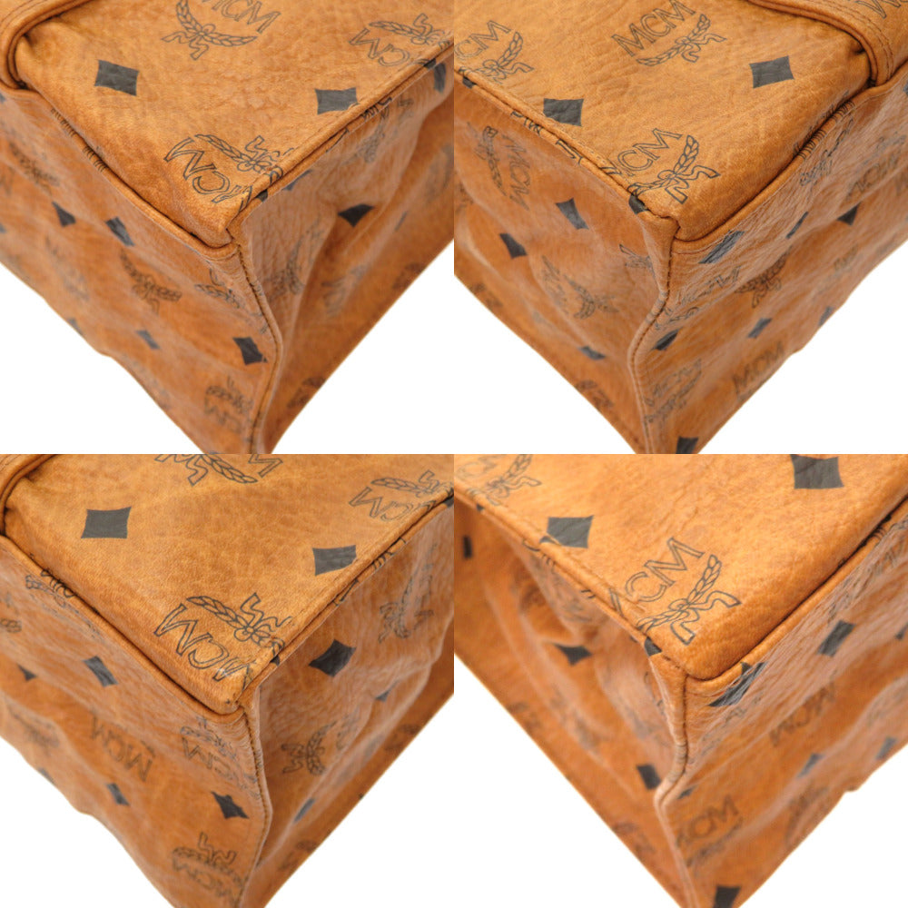 MCM Tote Bag PVC Brown Monogram Pattern Women(Unisex) Used Authentic