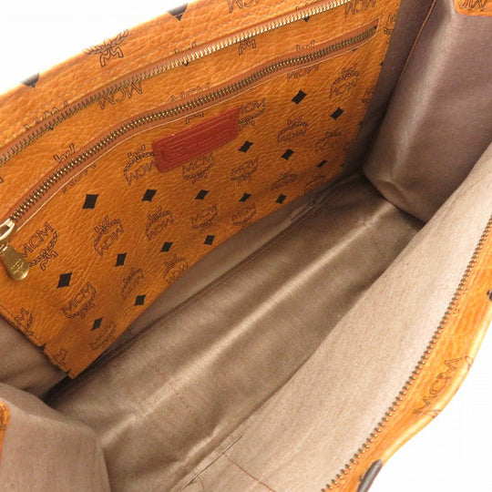 MCM Tote Bag PVC Brown Monogram Pattern Women(Unisex) Used Authentic