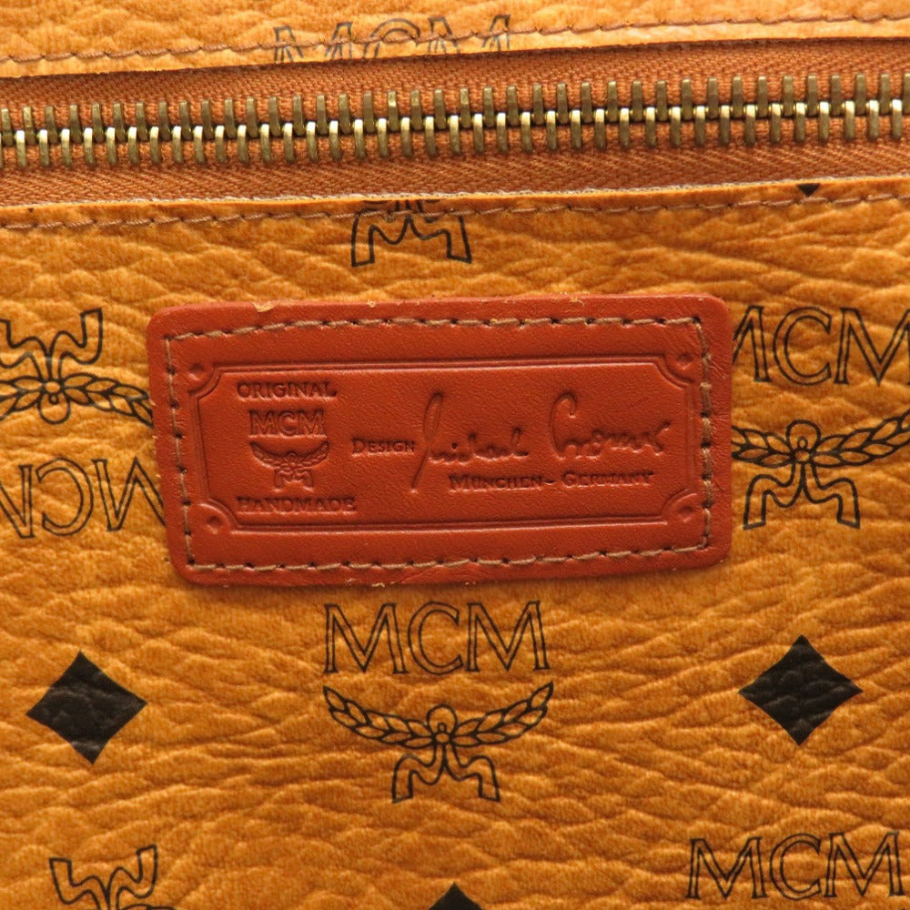 MCM Tote Bag PVC Brown Monogram Pattern Women(Unisex) Used Authentic