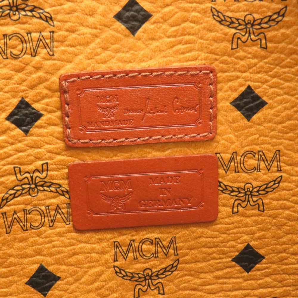 MCM Tote Bag PVC Brown Monogram Pattern Women(Unisex) Used Authentic