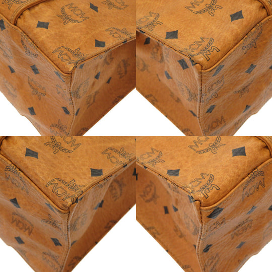 MCM Tote Bag PVC Brown Monogram Pattern Women(Unisex) Used Authentic