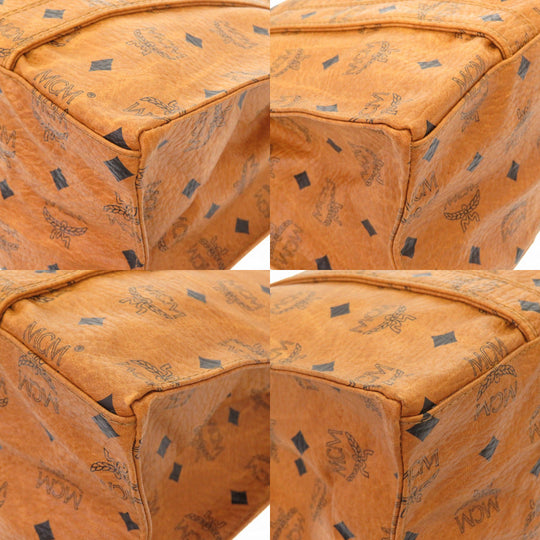 MCM Tote Bag PVC Brown Monogram Pattern Women(Unisex) Used Authentic