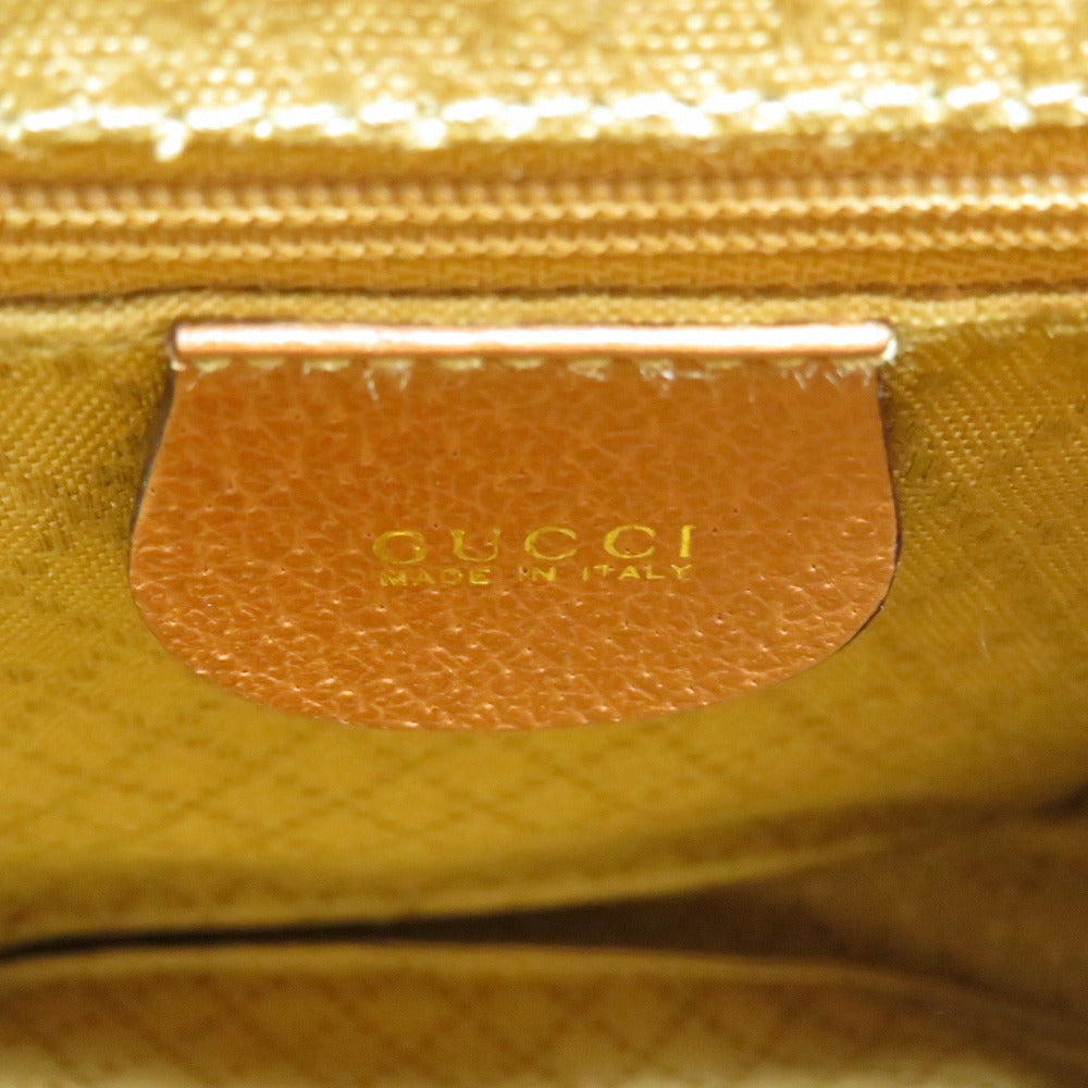 GUCCI Backpack 03 2265 0030 Leather, Bamboo Brown Bamboo Women Used Authentic