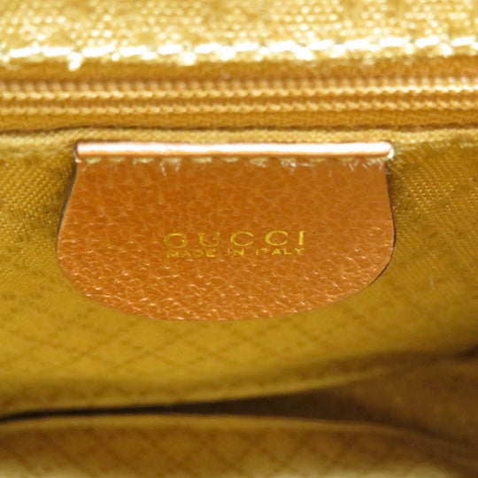 GUCCI Backpack 03 2265 0030 Leather, Bamboo Brown Bamboo Women Used Authentic