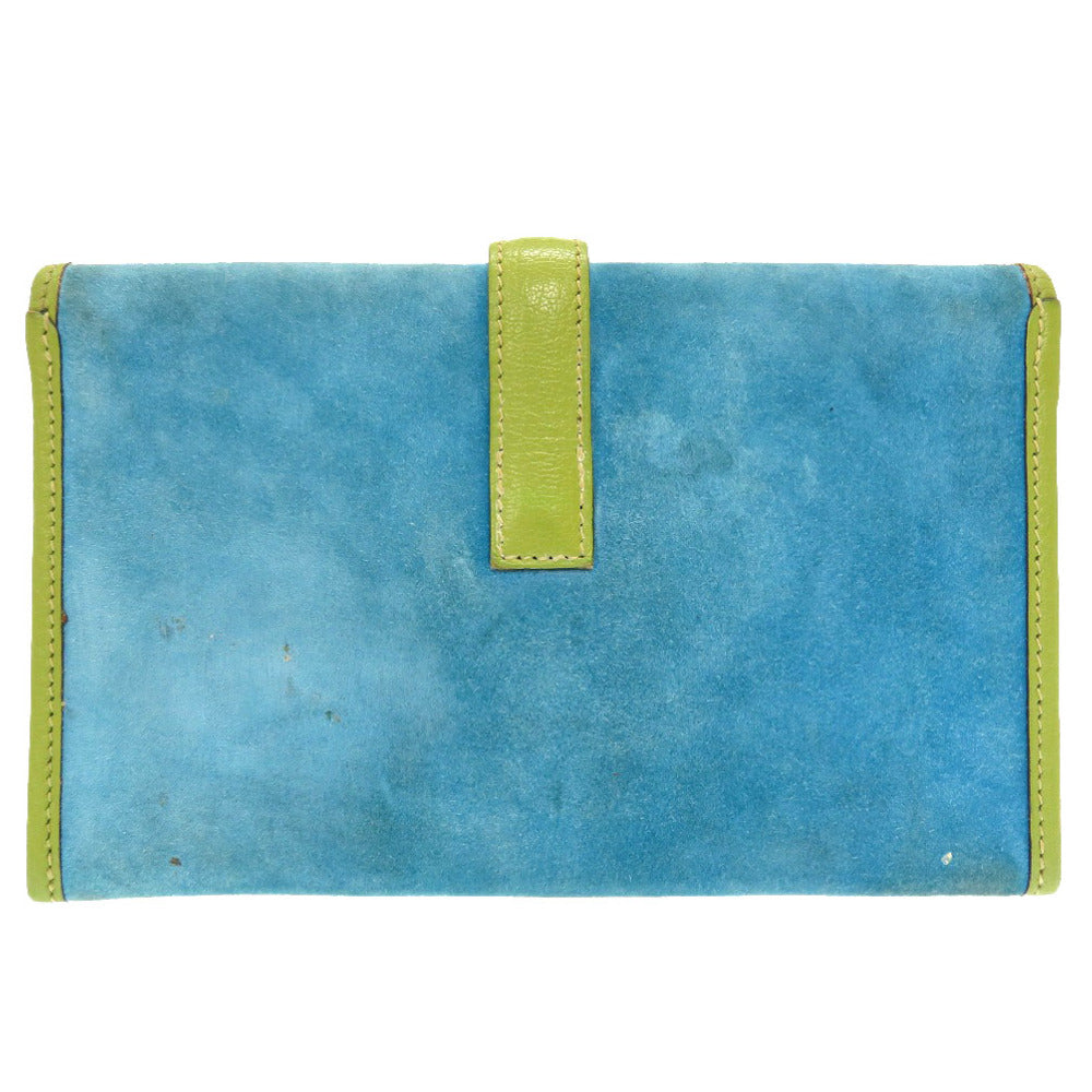 HERMES Clutch bag Doblis Anise green Jige mini unisex(Unisex) Used Authentic