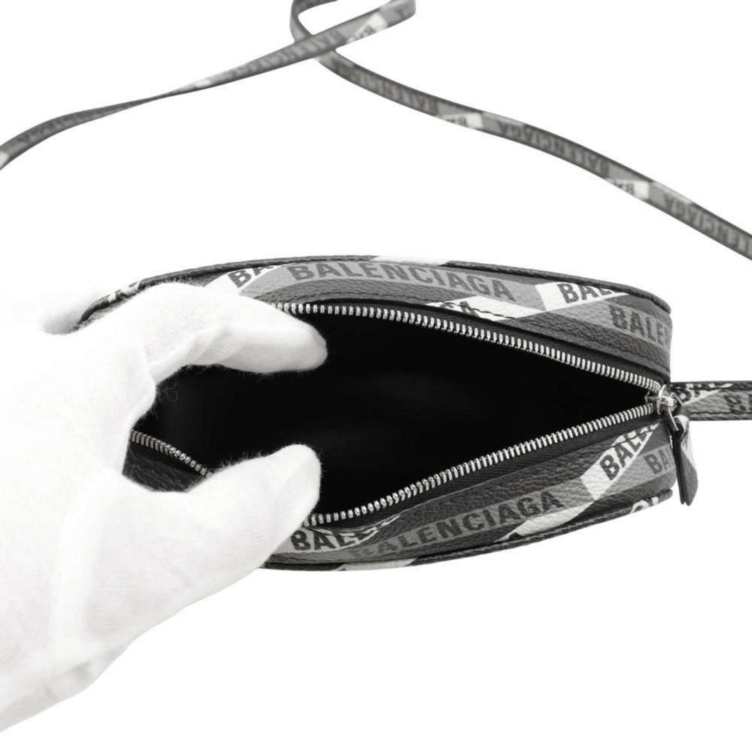Balenciaga Everyday Camera Bag Leather Black Gray Preloved