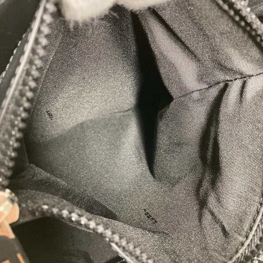 FENDI Tote Bag 7VA435 Canvas / leather black Vertical Shoulder Bag logo FF unisex(Unisex) Used Authentic