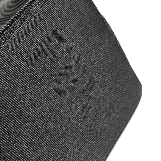FENDI Tote Bag Nylon black vintage logo Women Used Authentic