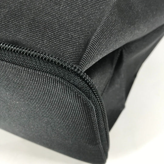 FENDI Tote Bag Nylon black vintage logo Women Used Authentic