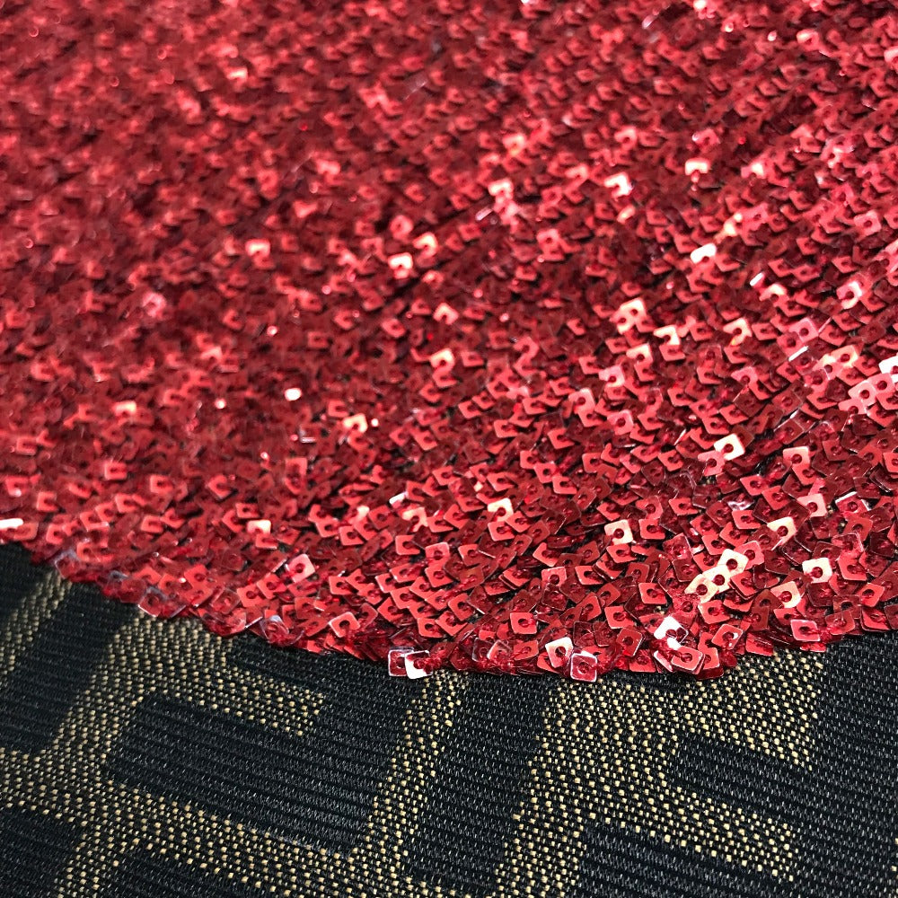 FENDI Tote Bag 8BH119 canvas Brown Shoulder Bag Zucca Hinomaru sequins