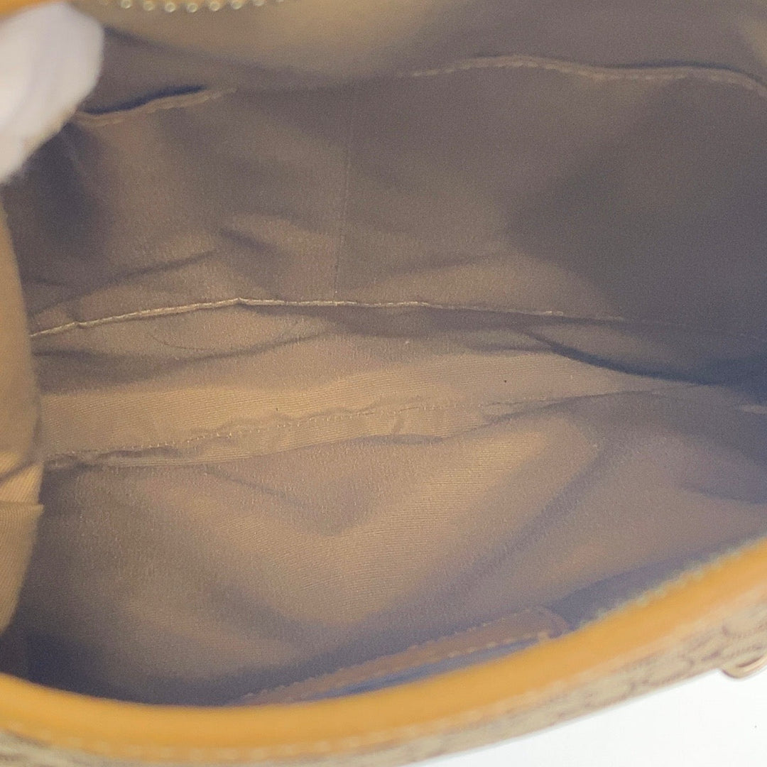 COACH Shoulder Bag F10943 leather Brown Signature