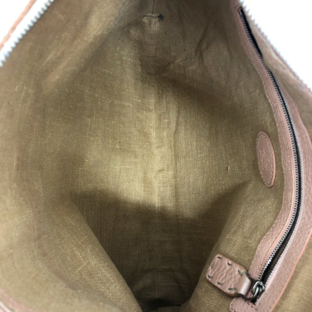 FENDI Shoulder Bag leather pink Celeria Women Used Authentic