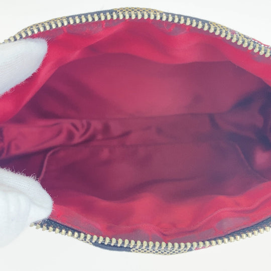 COACH Shoulder Bag canvas black Signature