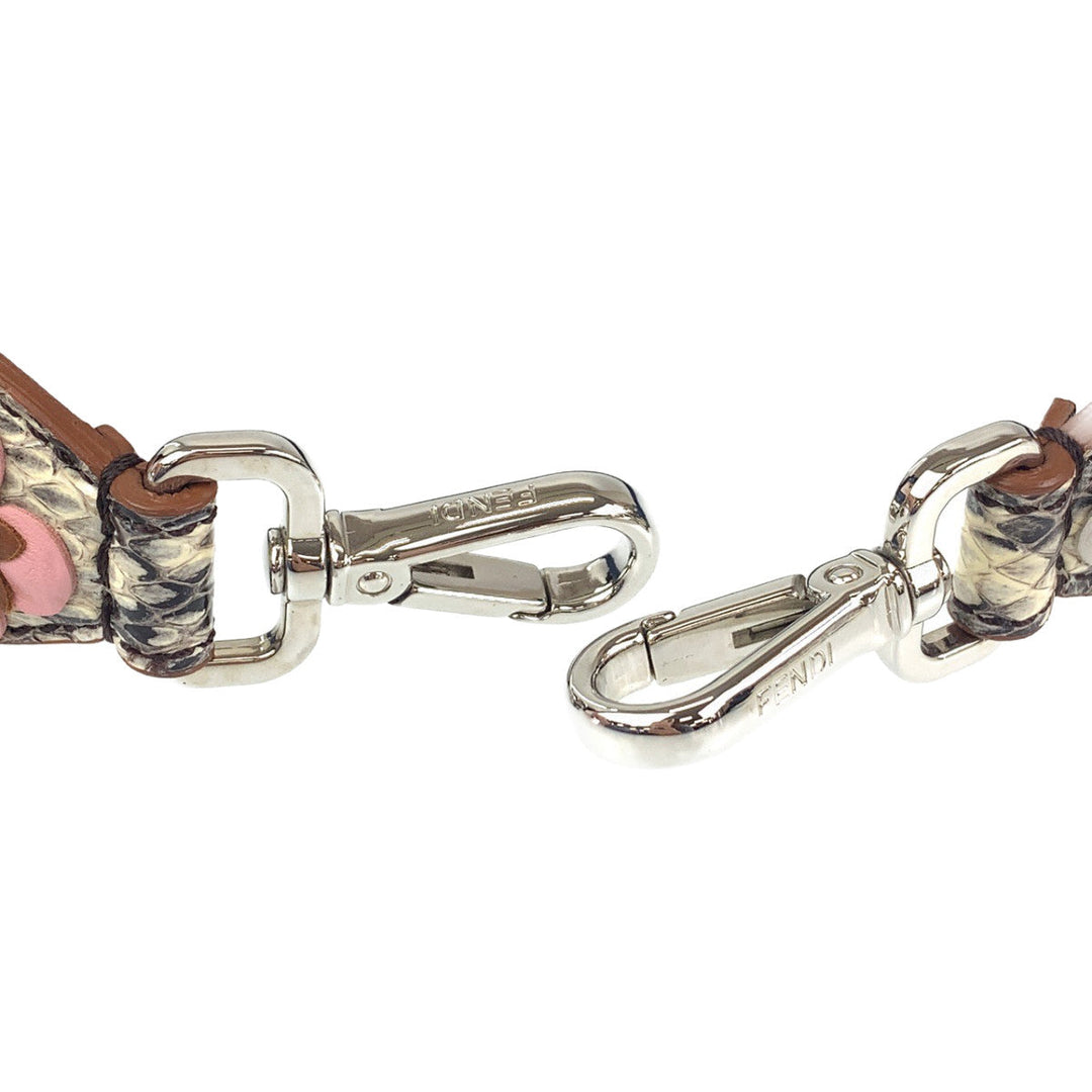 FENDI Shoulder strap leather multicolor Strap you flour