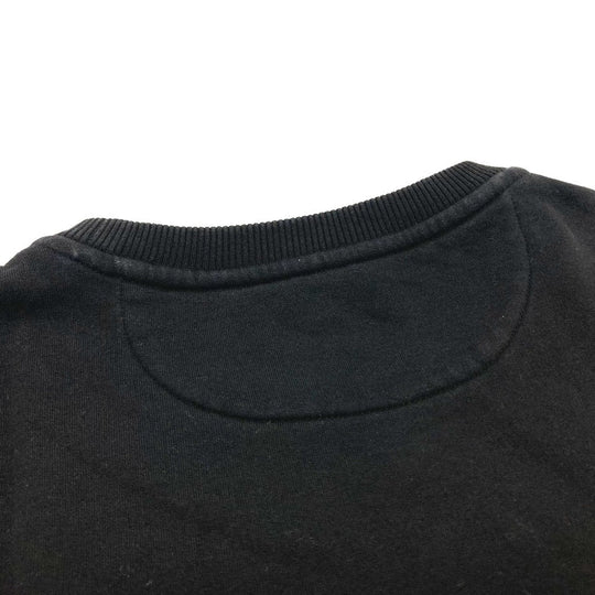 FENDI sweat FY0944 cotton black Sequin logo Patch detail Women XS Used Authentic