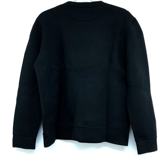 FENDI sweat FY0812 Rayon black Rubber logo sweat mens 48 Used Authentic