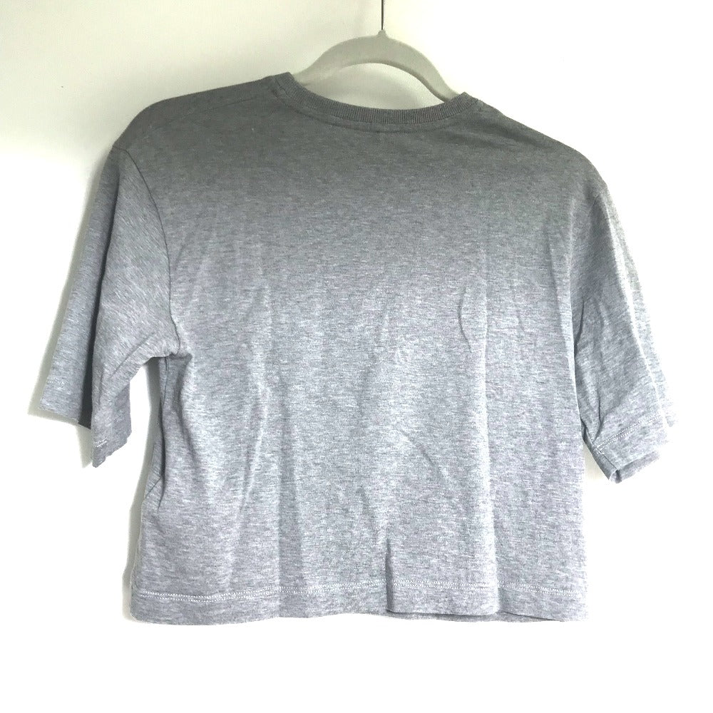 FENDI Short sleeve T-shirt FS7183 cotton gray logo Women XXS Used Authentic