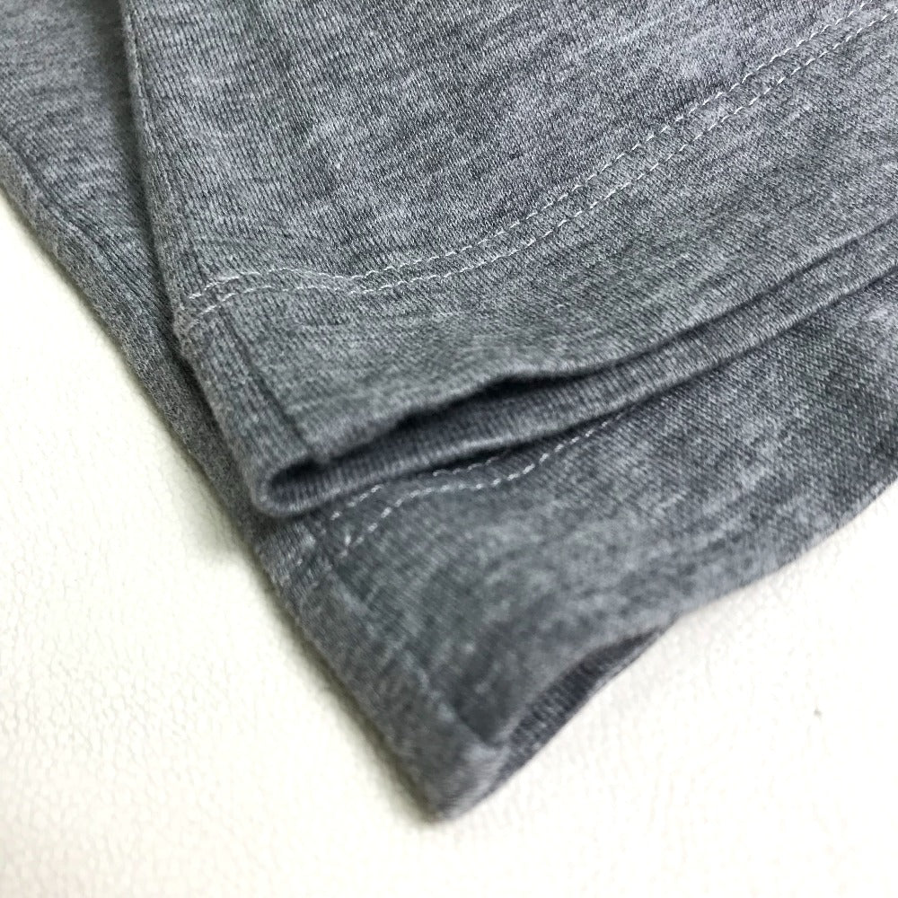 FENDI Short sleeve T-shirt FS7183 cotton gray logo Women XXS Used Authentic