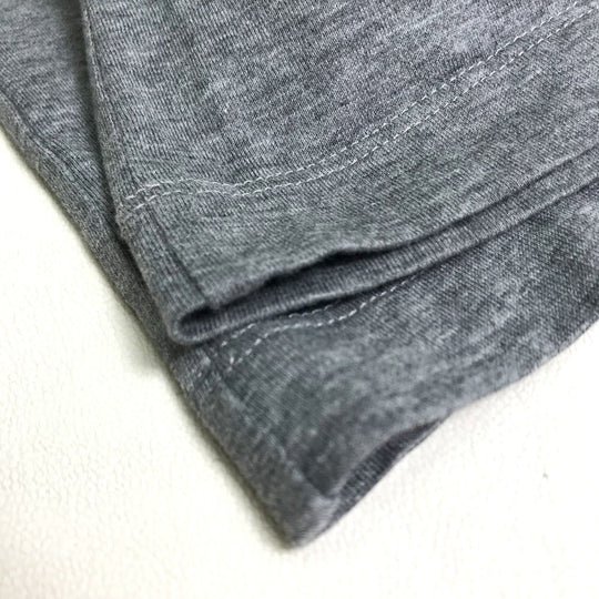 FENDI Short sleeve T-shirt FS7183 cotton gray logo Women XXS Used Authentic