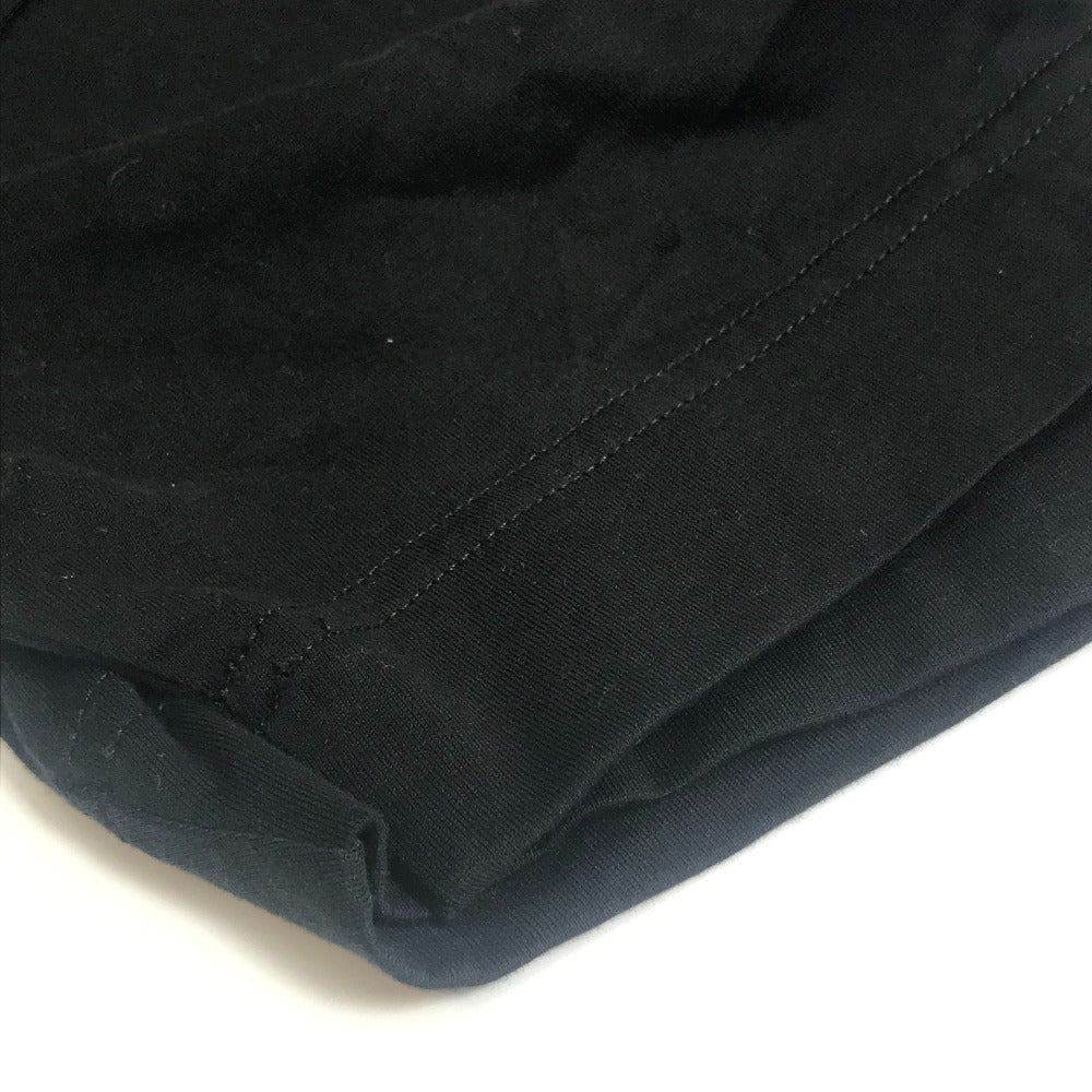 FENDI Short sleeve T-shirt FY0936 cotton black Rainbow logo mens XS Used Authentic