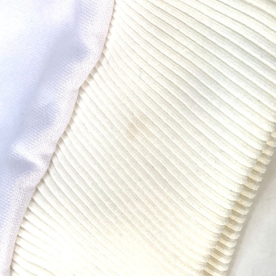 FENDI Jacket FAF069 Polyester, Cotton white apparel long sleeve jacket jersey outerwear Glitter Zucca logo 40