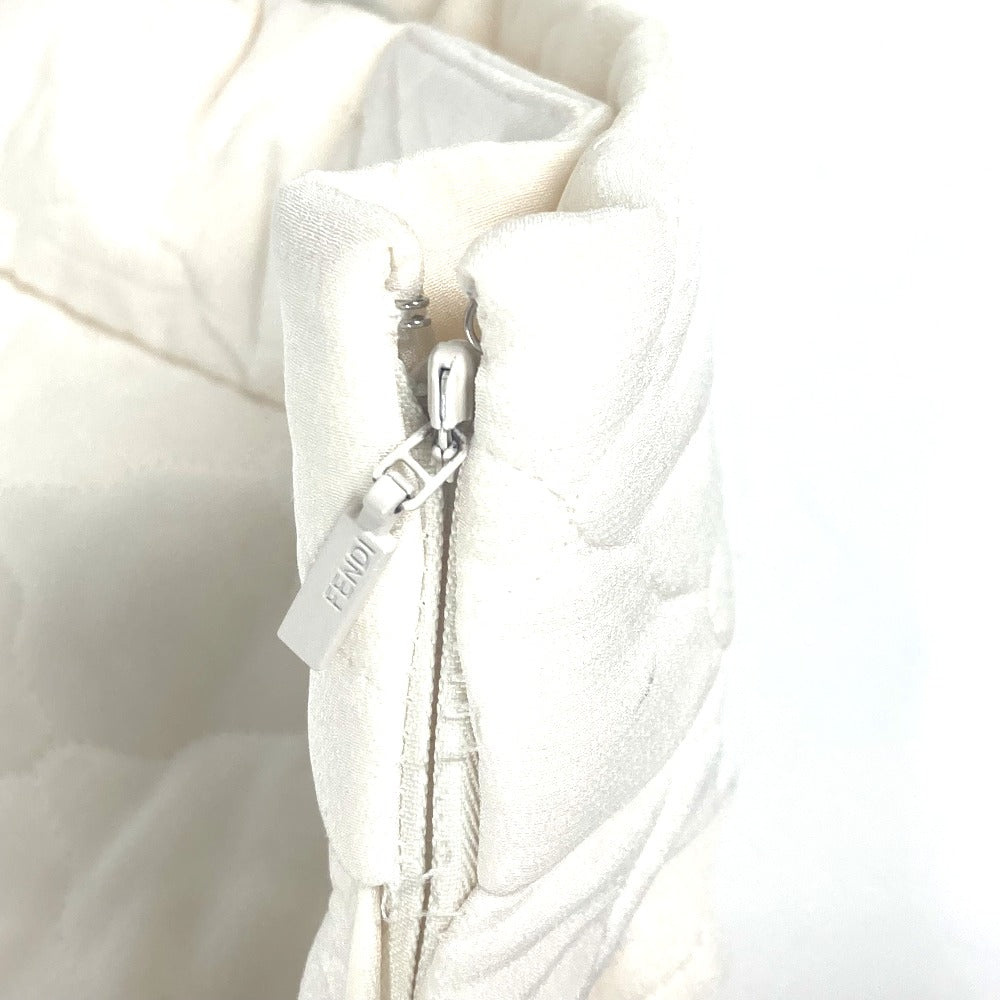 FENDI skirt FQ7144 silk white quilting Women 40 Used Authentic