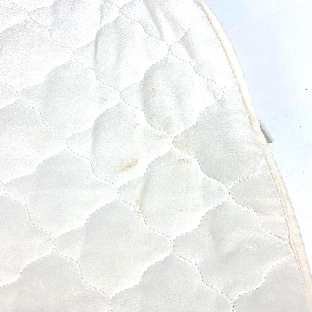 FENDI skirt FQ7144 silk white quilting Women 40 Used Authentic