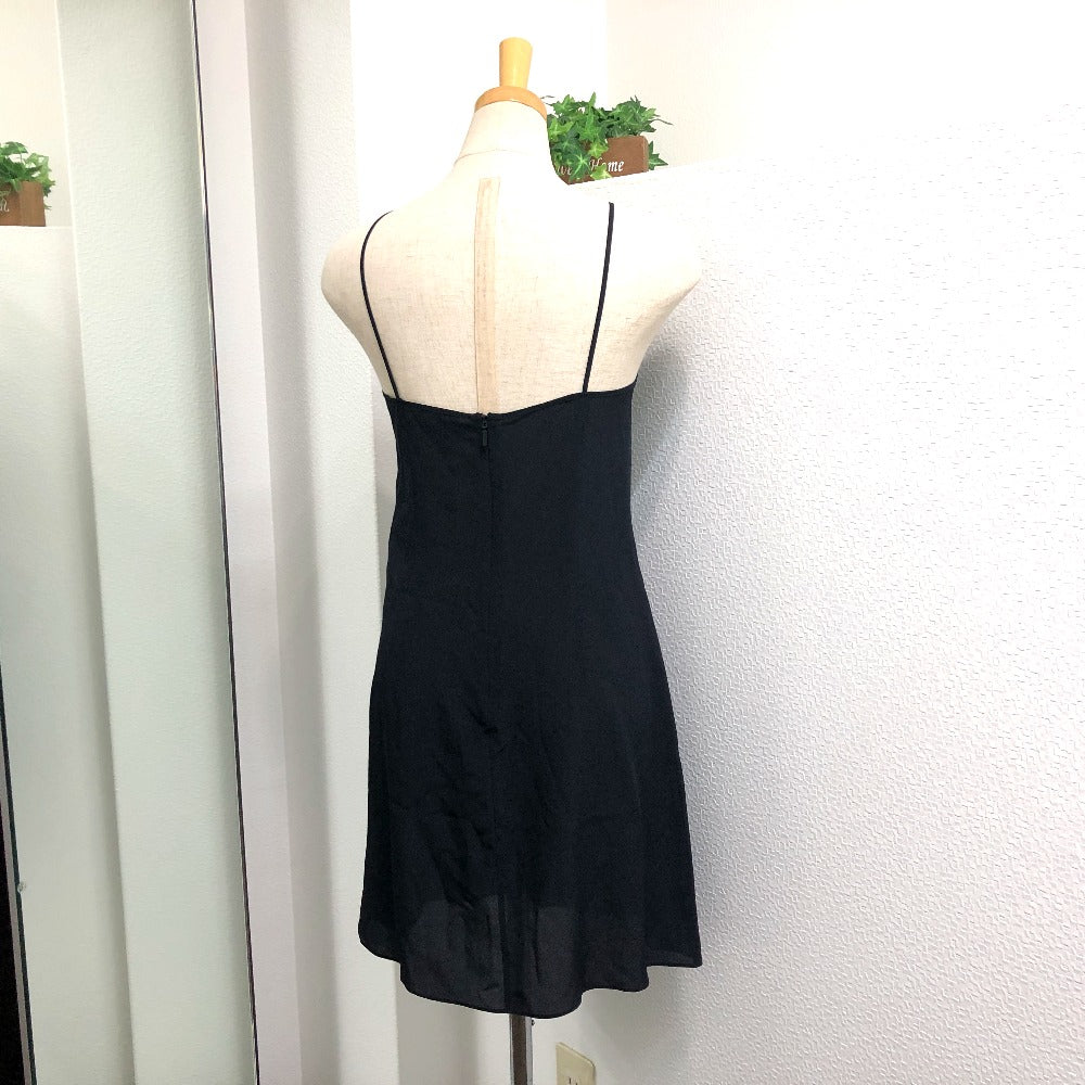 FENDI one piece FD9361 silk black race Women 38 Used Authentic