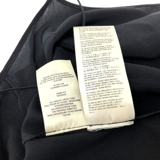FENDI one piece FD9361 silk black race Women 38 Used Authentic