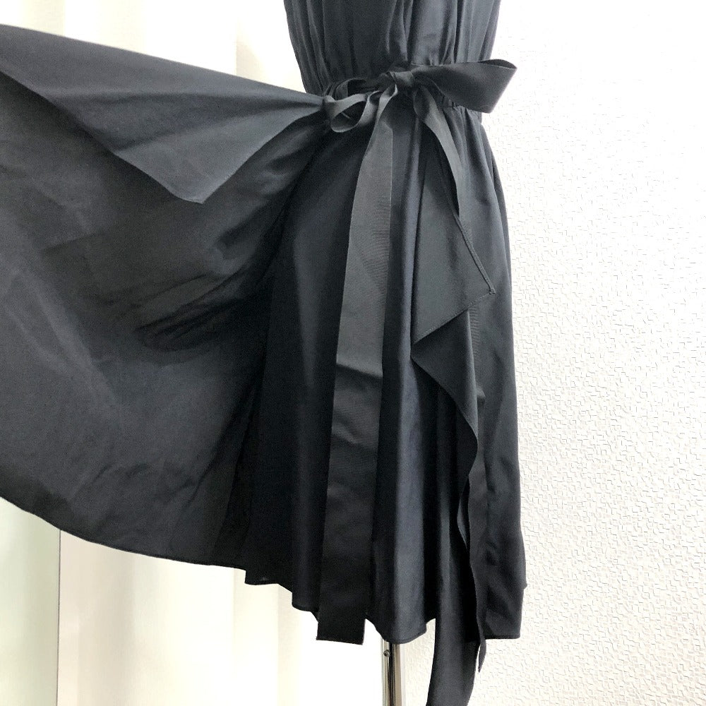 FENDI one piece FD9361 silk black race Women 38 Used Authentic