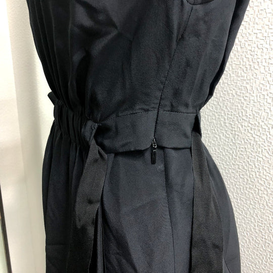 FENDI one piece FD9361 silk black race Women 38 Used Authentic