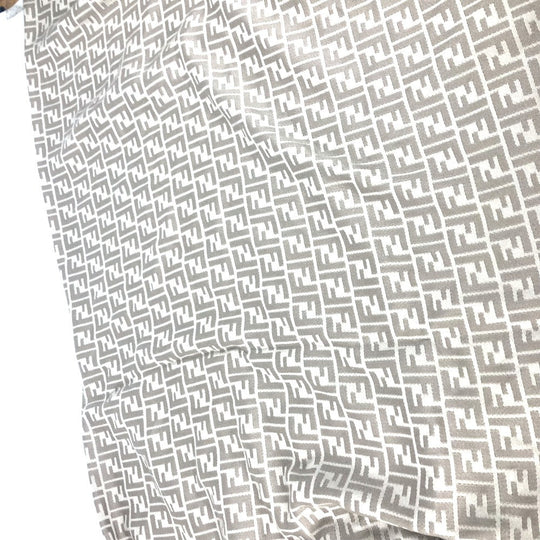 FENDI poncho FXX782 Wool, Silk beige Long length Zucca logo Women TU (UKuran) Used Authentic