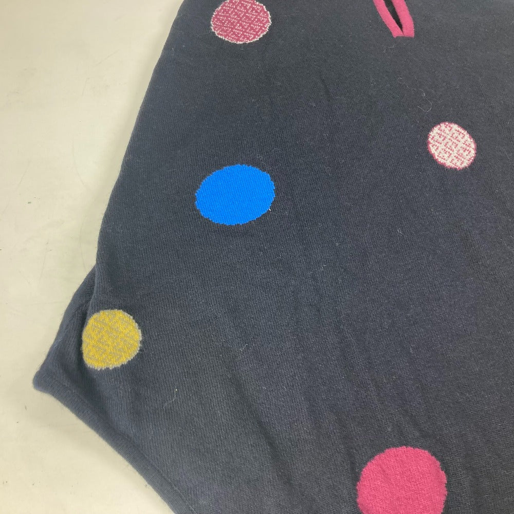 FENDI poncho Wool, Rayon multicolor Hoodie Dot polka dots Women ‚– Used Authentic