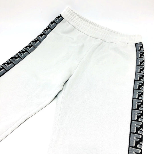 FENDI Pants FAB645 polyester gray Zucca Pattern mens ‚l Used Authentic